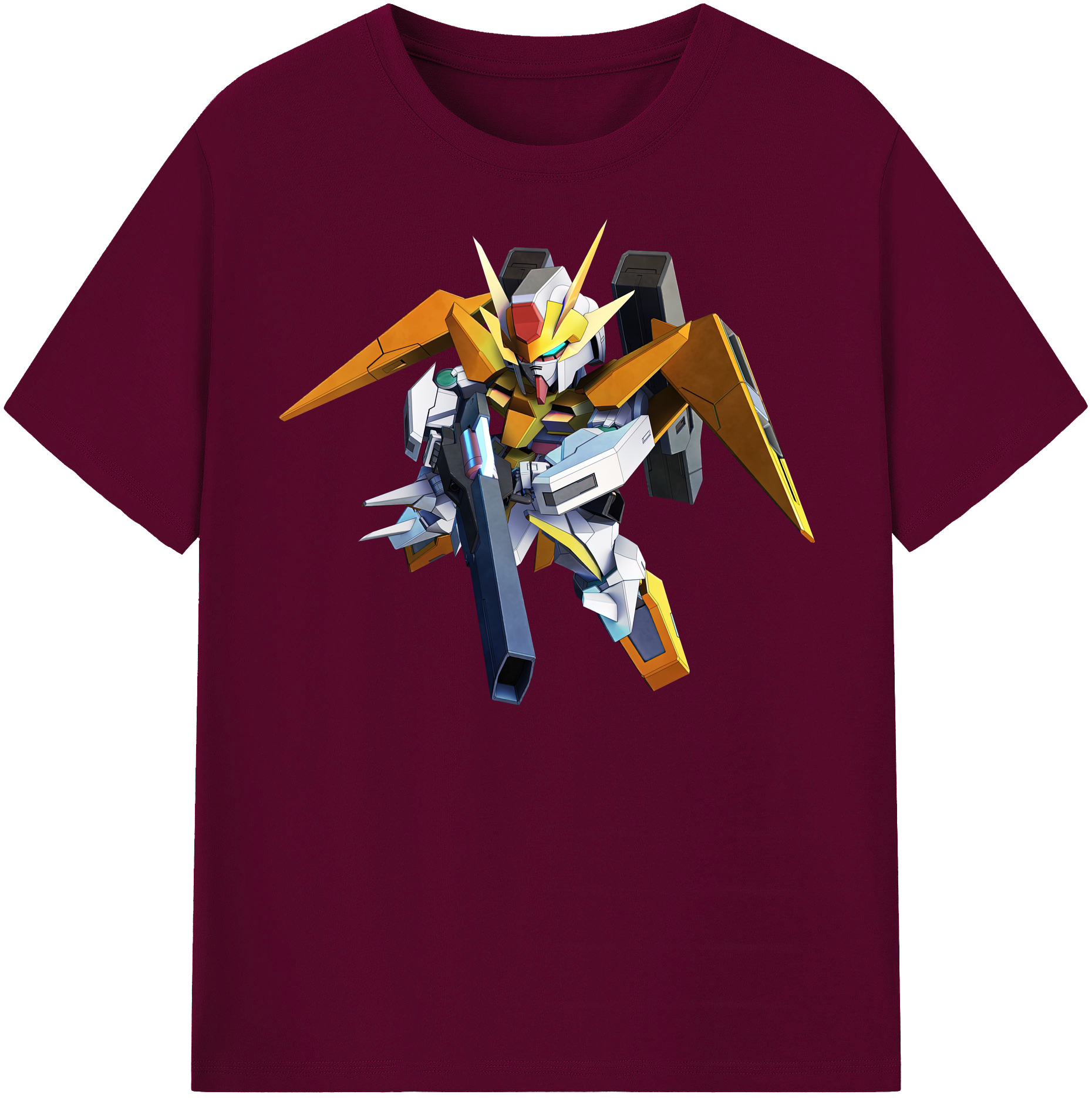 （画像用） 機動戦士ガンダム Mobile Suit Gundam レディースカジュアルプリントTシャツ（綿100％）